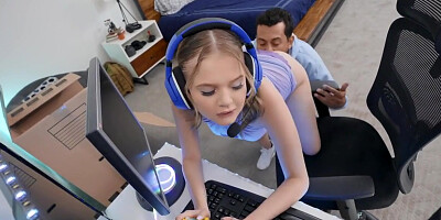 Milf With Big Ass Helped Young Chick Get High