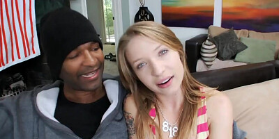Petite Alyssa Branch prefers to work with black cocks