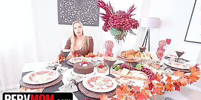 Step Mother Sofie Marie Gets A Pussy Full Of Step Son Dick For Thanksgiving