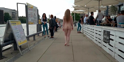 Cora - Walking Nude In Public