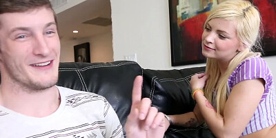 Dirty blonde sweetie Alex Little gets fucked by a handsome man