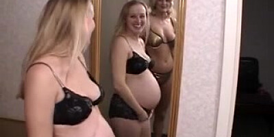 Pregnant Platinum-Blonde Inflation and Behind the episodes