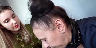 Mature Lady Worships Young Lesbian Feet