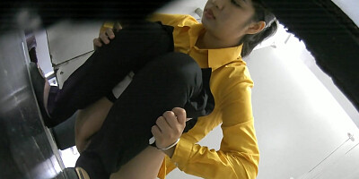 asian teen 18+ girl in toiler video