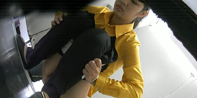 asian teen 18+ girl in toiler video