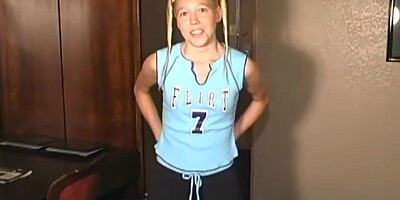 Shy blonde teen 18+ in pigtails ravaged by a big cock