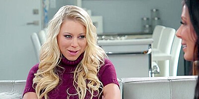 Sensual Lesbian With Katie Morgan And Reagan Foxx
