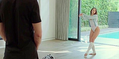Clea Gaultier - Flexible Dancer Gapes For Her Trainer - Clea G