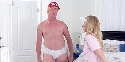 Sex Parody Teen 18+ Pumped Up By President Trump - Alexa Grace