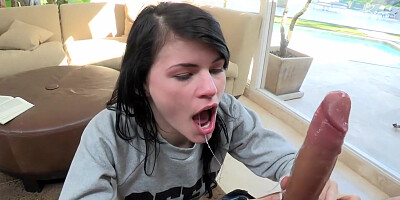 Fucking while studying for her finals