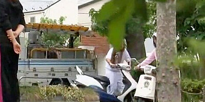 Fabulous Japanese model Rio Sakura, Megumi Haruka in Amazing Public JAV clip