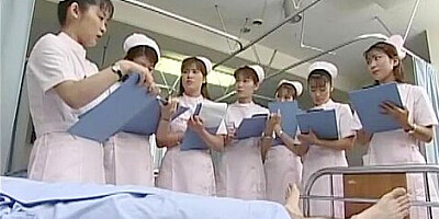 Fabulous Japanese girl Kaho Kasumi, Sasa Handa, Meguru Kosaka in Horny Nurse, Handjobs JAV video