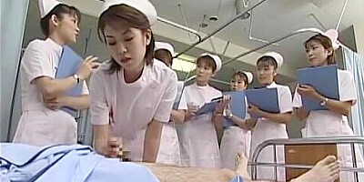 Fabulous Japanese girl Kaho Kasumi, Sasa Handa, Meguru Kosaka in Horny Nurse, Handjobs JAV video