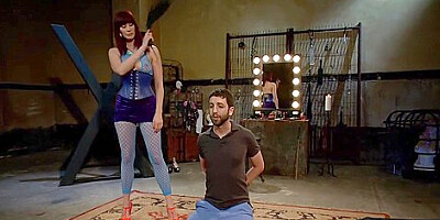 Redhead Domina Humiliate Submissive Stud