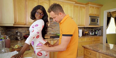 Chubby Black Milf Impassioned Porn Clip