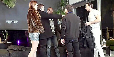 Misha Cross And Amirah Adara - And Enjoy Interracial Orgy