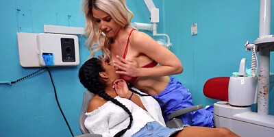 Nurse and patient are sunk in too deep passion making them fuck