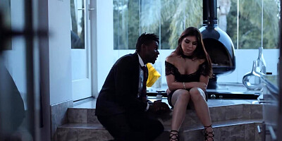 Black manager fucks the ravishing wife to make things right