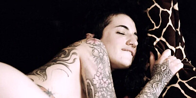 Girl jumps in bed spreading legs for lesbian girlfriend