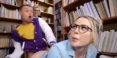 Librarian Is Secretly Addicted To Eating Cum With And With Jenna Starr And Blake Blossom
