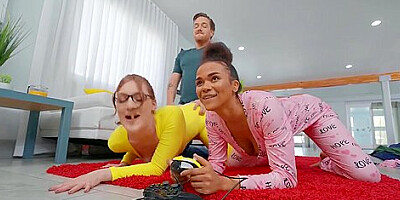 To Fap With A Butt Flap - Alina Ali, Aria Kai And Kyle Mason