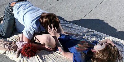 Wolf Hudson & Sierra Cure in We Found Sophia Scene