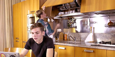 Russian blondie is going to get screwed by a younger dude