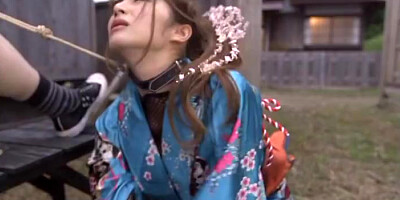 Sweet enslaved chick Miku Ohashi in a nasty group action