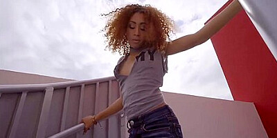 Tiny Curly Ebony Kendall Woods Fucked By Big White Dick