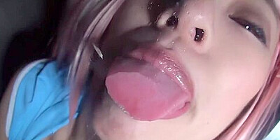 [nitr-396] Talented Tongue X Giant Balloon Titties French Kiss Addiction 4 Hana Haruna Scene 3