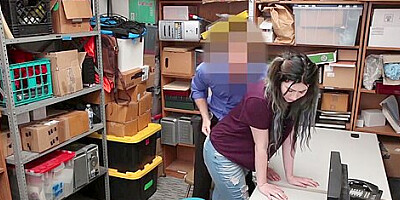 Cock Devouring Shoplifter Amilia Onyx Likes Her Punishment