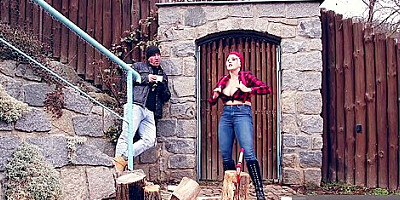 Angel Wicky Knows How To Handle Hard Wood