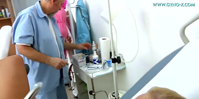 Blonde Gets Gyno Exam - Medical Porn
