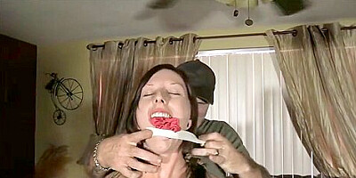 Lewd Milky-skinned Milf Bondage Porn