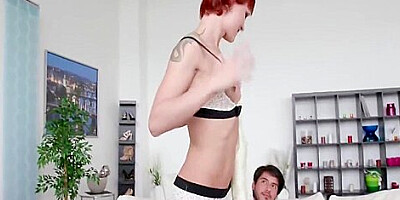Redhead Wife Kessie Shy Devours A Black Cock Before Getting Cum Filled