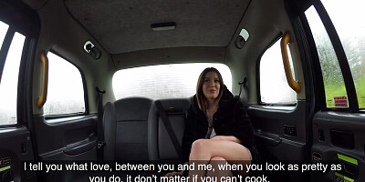 Perverted Taxi Driver Fucks Abandoned Chick In The Car