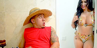 Gardener Bruno Dickemz Fucks His Sexy Latin Client Valerie Kay