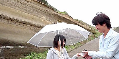 Horny Japanese girl Minami Kashii in Incredible outdoor, striptease JAV movie