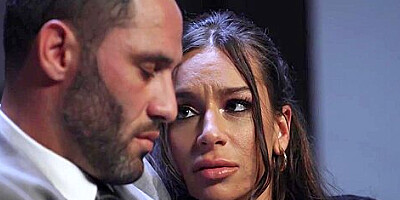 April Olsen And Damon Dice - Gorgeous Babe Takes A Big Hard Coc