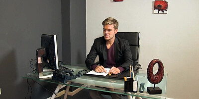 Small titted secretary gets fucked in the office