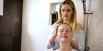 Horny girl has no choice but to enjoy cunnilingus