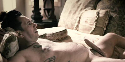 Inked man passionately makes love with adorable blonde chick