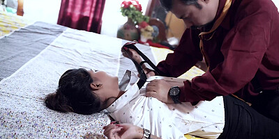 Real estate agent seals the deal with a potential buyer