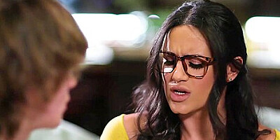 Horny Big Tits Milf Stepmom Came To Suck Naughty Stepsons Dick With Penney Play