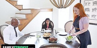 Ember Snow Is Having An Interracial, Ffm Threesome With Her - Teaser Video