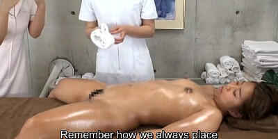 JAV lesbian massage clinic new hire training day Subtitles