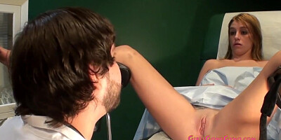 Innocent Hottie Sensually Examined By During Gyno Exam 2/4 - Doctor Tampa And Brianna Cole