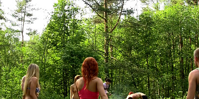 Dominica Phoenix & Eva Berger & Nika Star & Mancy & Rita Rush & Sabrina M in hot college sex video made in the outdoors
