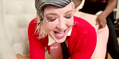 Leya Falcon - Featuring And Ebony Mystiques Big Tits Action