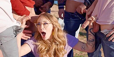 Rion King, Angel Youngs And Damon Dice In Deviant Bimbo Crazy Gangbang Clip